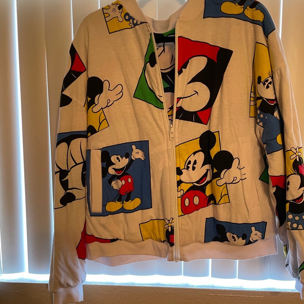 Reversible Mickey bomber jacket